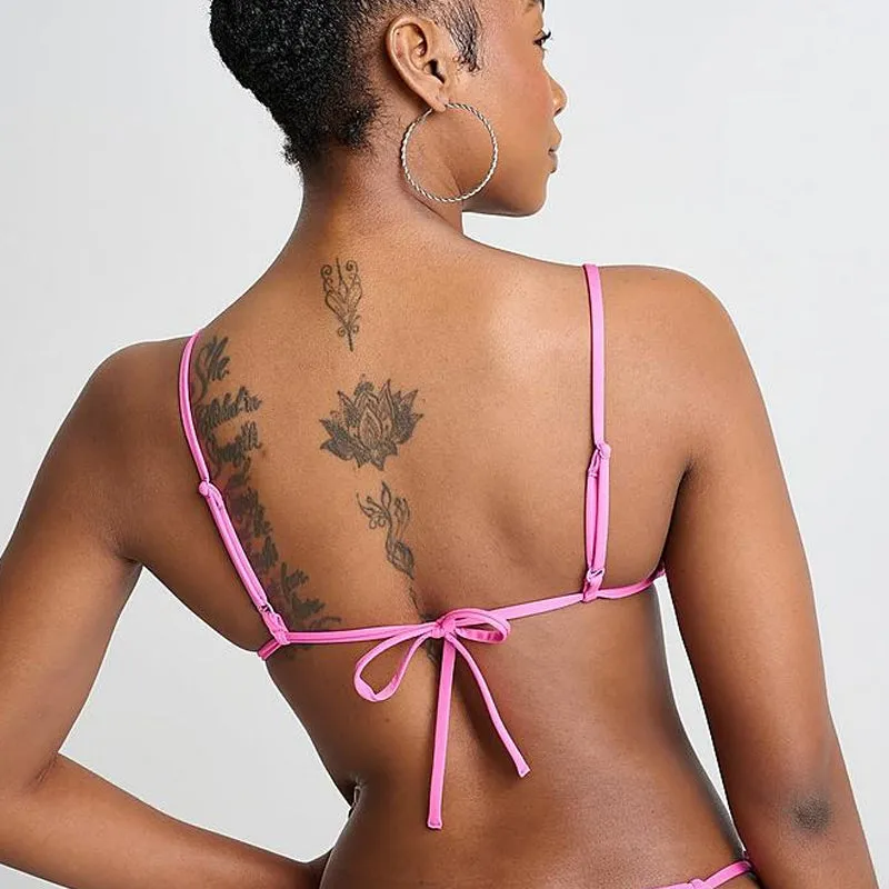 Nike - Swim Retro Flow Women's String Bikini Top (Playful Pink)
