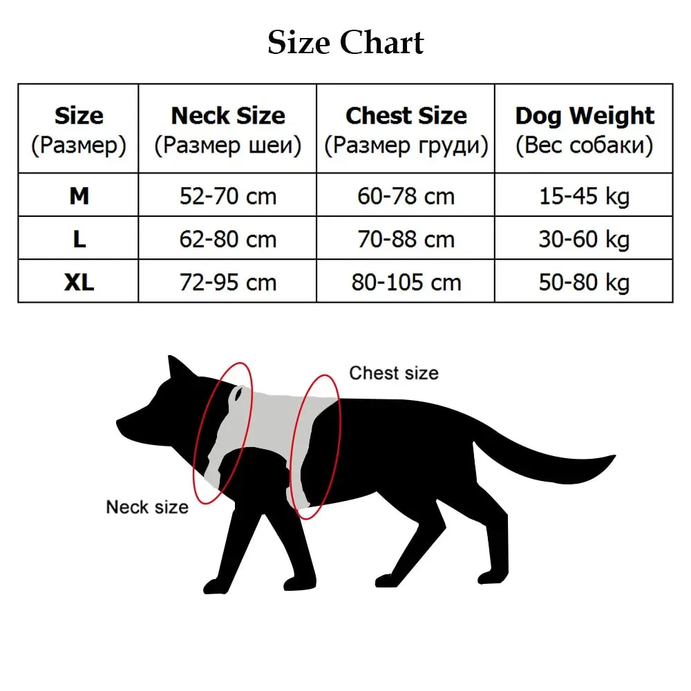 Nylon Tactical Dog Harness for Large Dogs