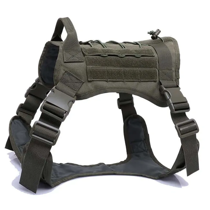 Nylon Tactical Dog Harness for Large Dogs