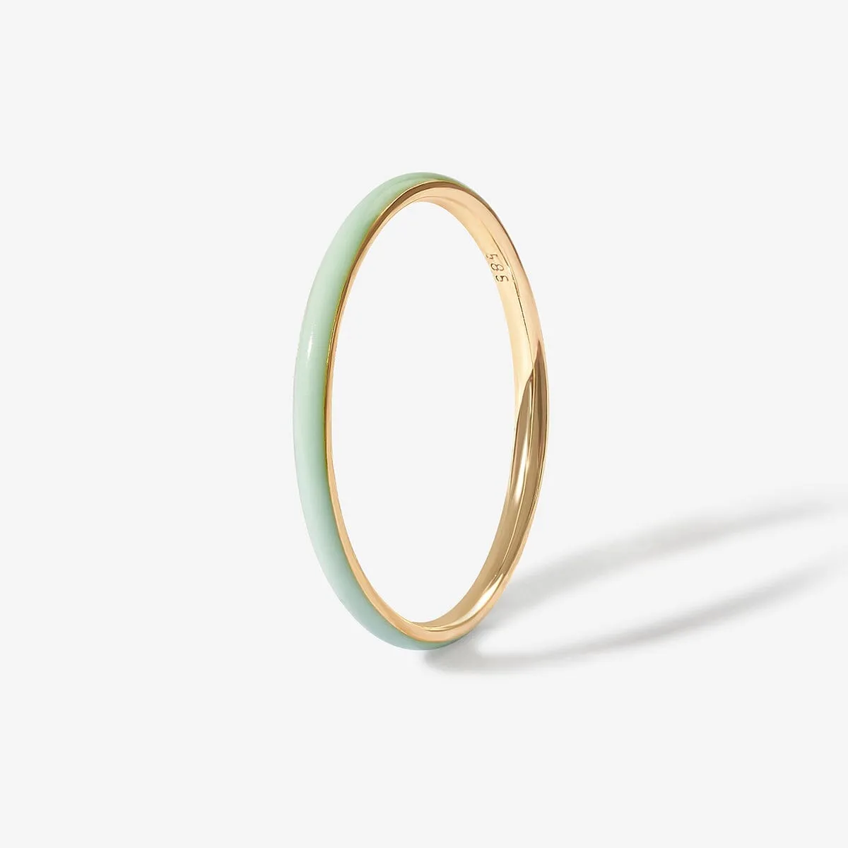 Oburu mint enamel ring