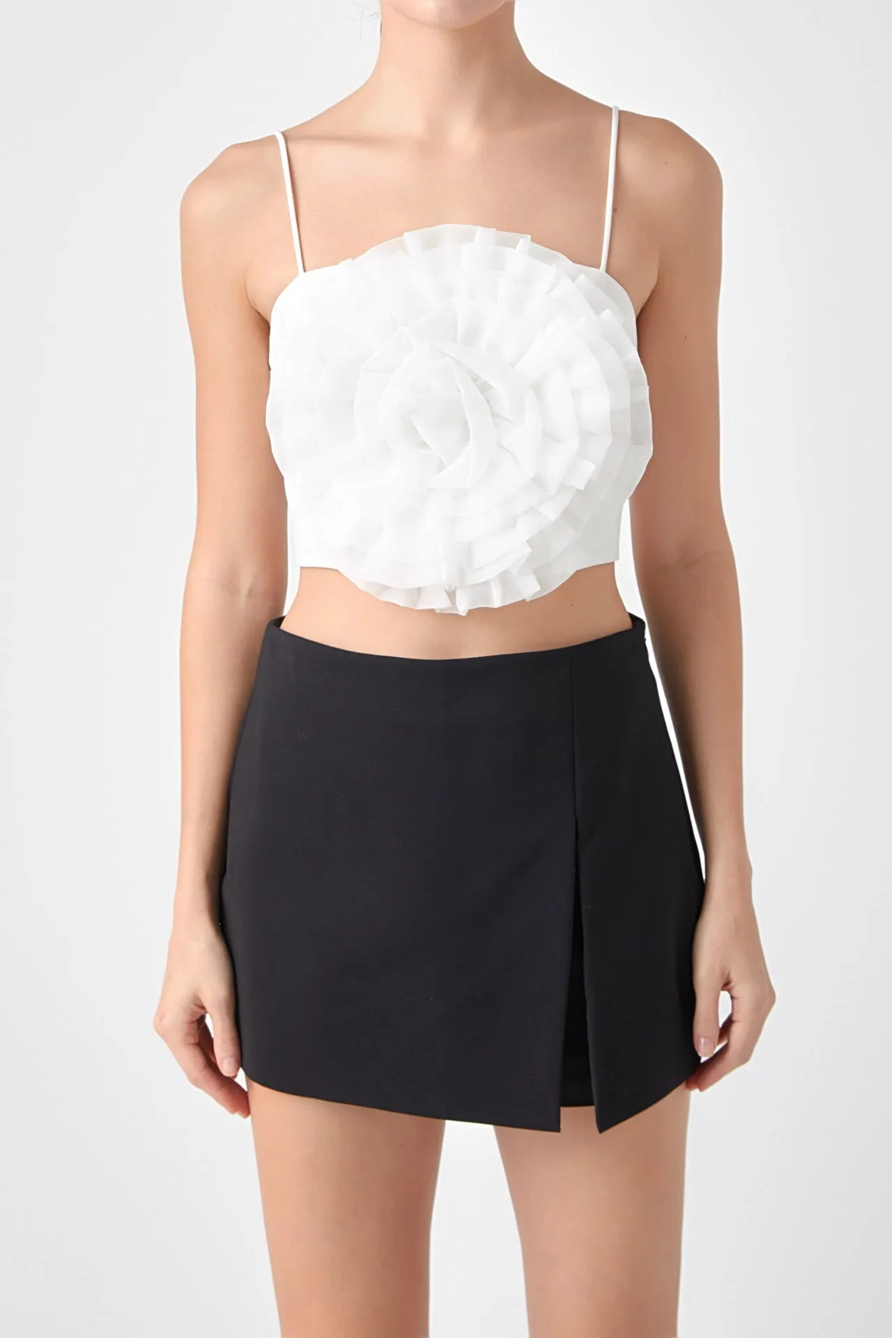 Organza Flower Top