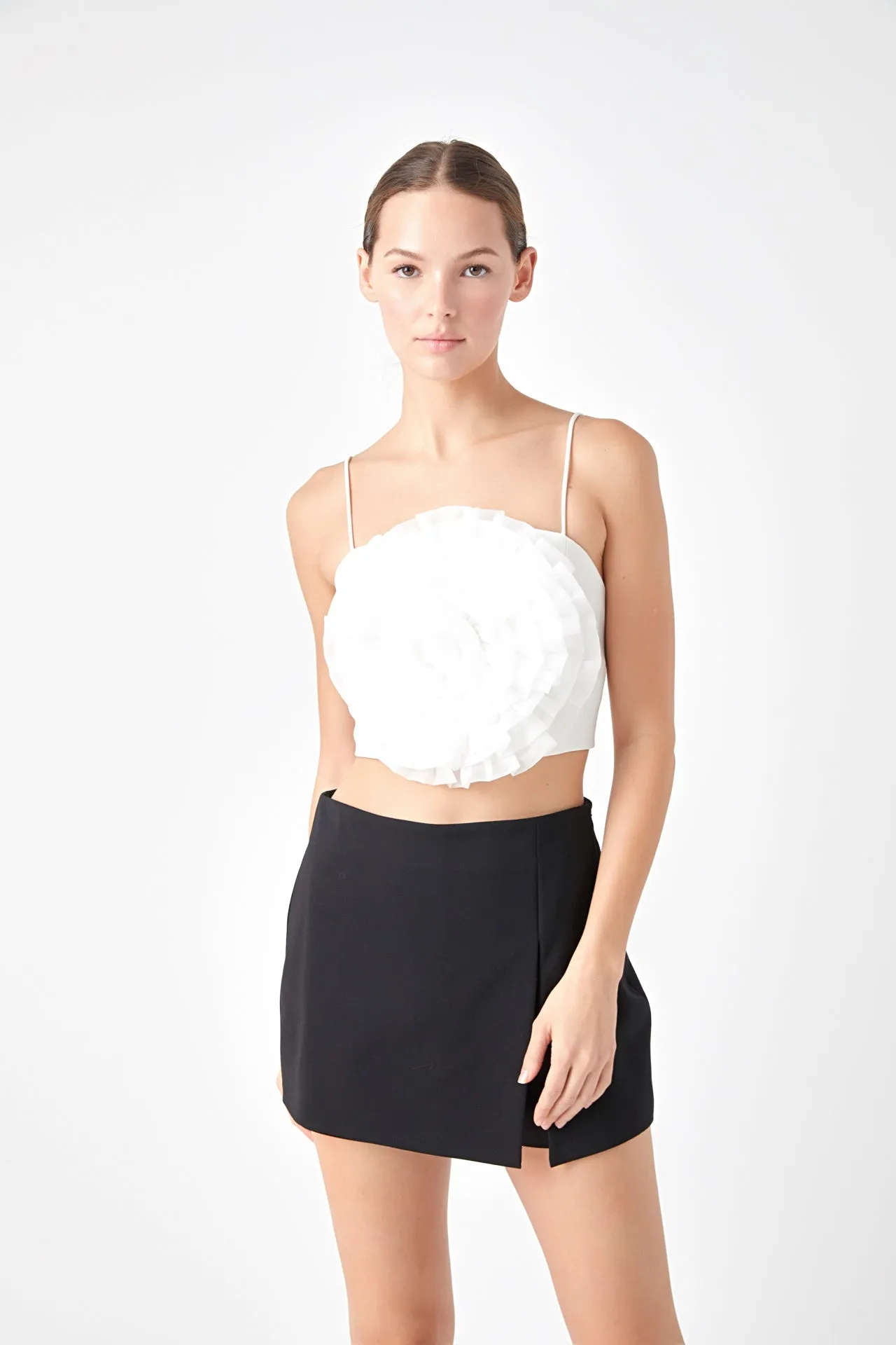 Organza Flower Top