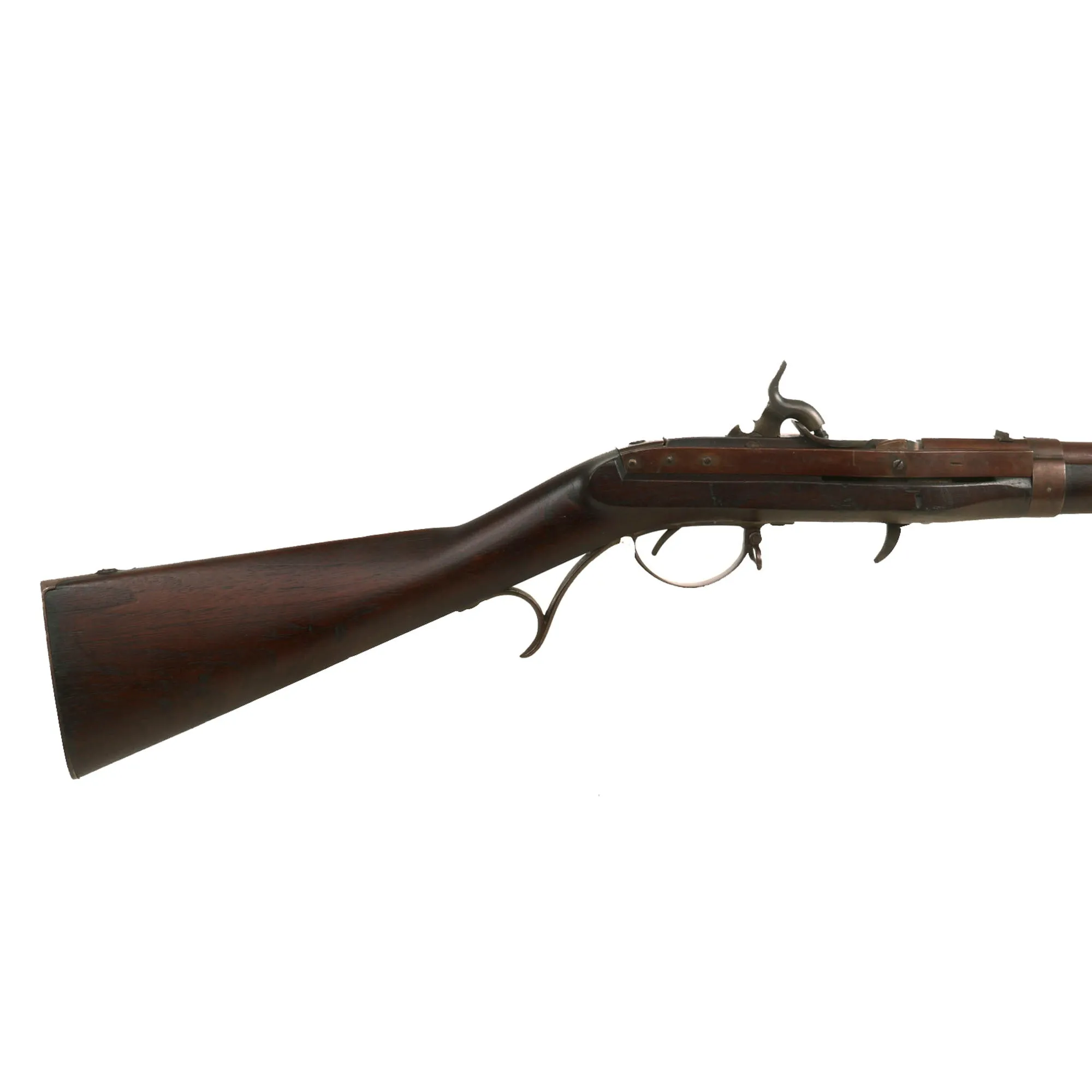 Original Excellent U.S Harpers Ferry Rare Type II Hall Model 1819 Breech Loading Rifle Converted to Percussion - dated 1831