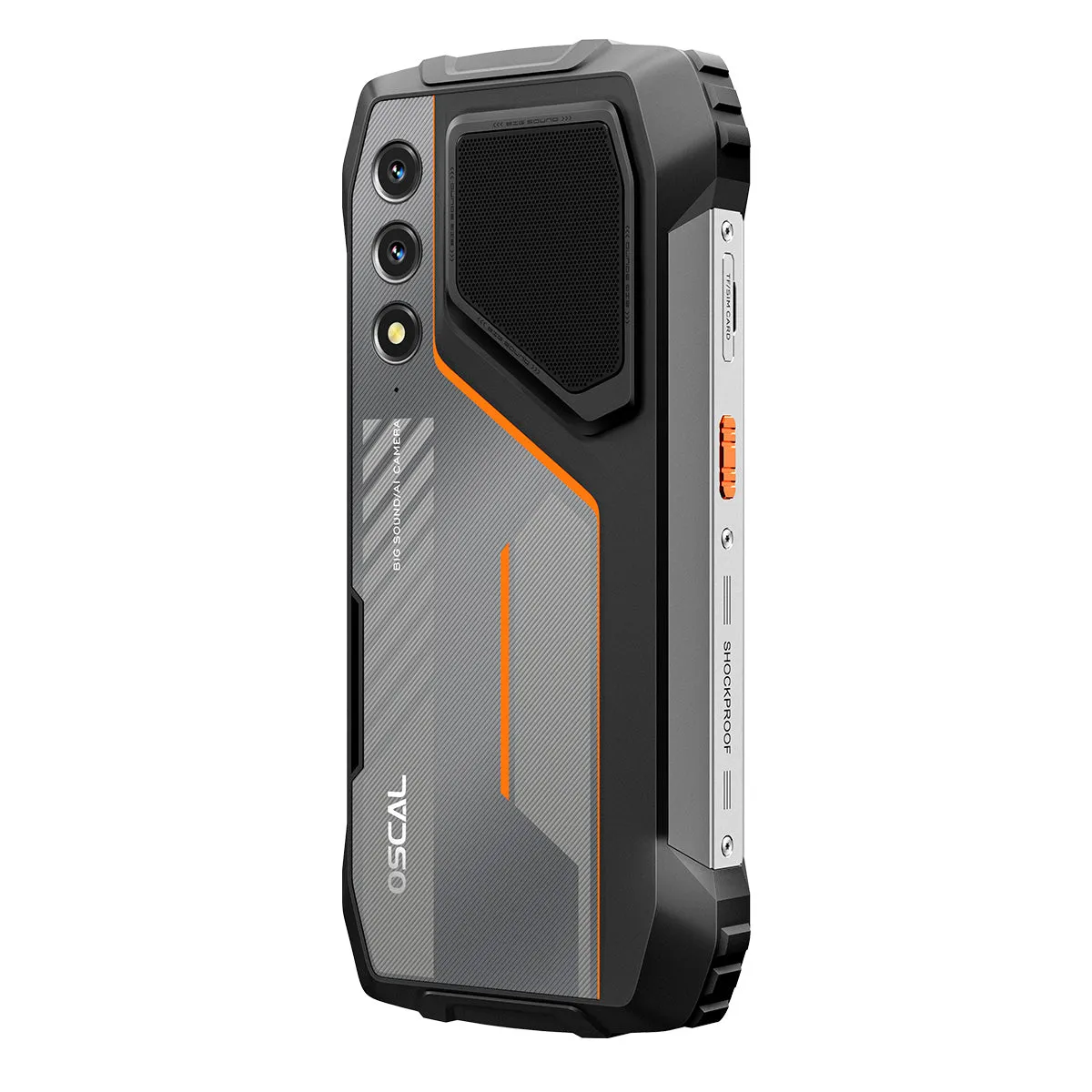 Oscal Pilot 1 6.67-Inch Stereo Loud Speaker & Dual-LED Flashlight 6 256GB MediaTek Helio G81 Octa-core 4G Ruggedized Cellphone