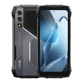 Oscal Pilot 1 6.67-Inch Stereo Loud Speaker & Dual-LED Flashlight 6 256GB MediaTek Helio G81 Octa-core 4G Ruggedized Cellphone