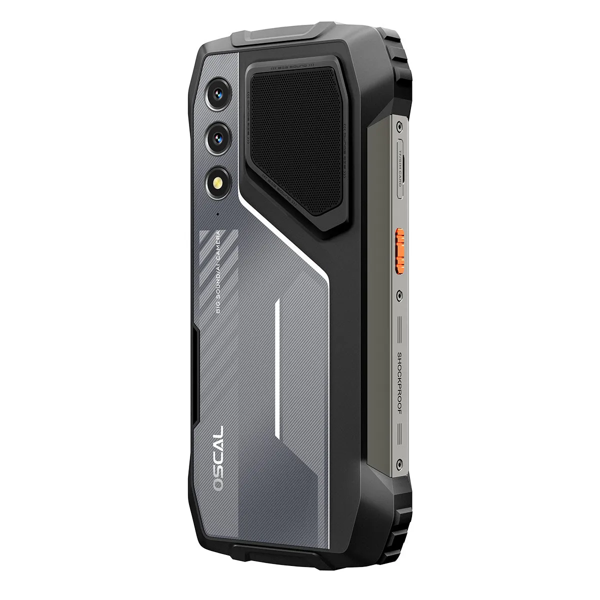 Oscal Pilot 1 6.67-Inch Stereo Loud Speaker & Dual-LED Flashlight 6 256GB MediaTek Helio G81 Octa-core 4G Ruggedized Cellphone
