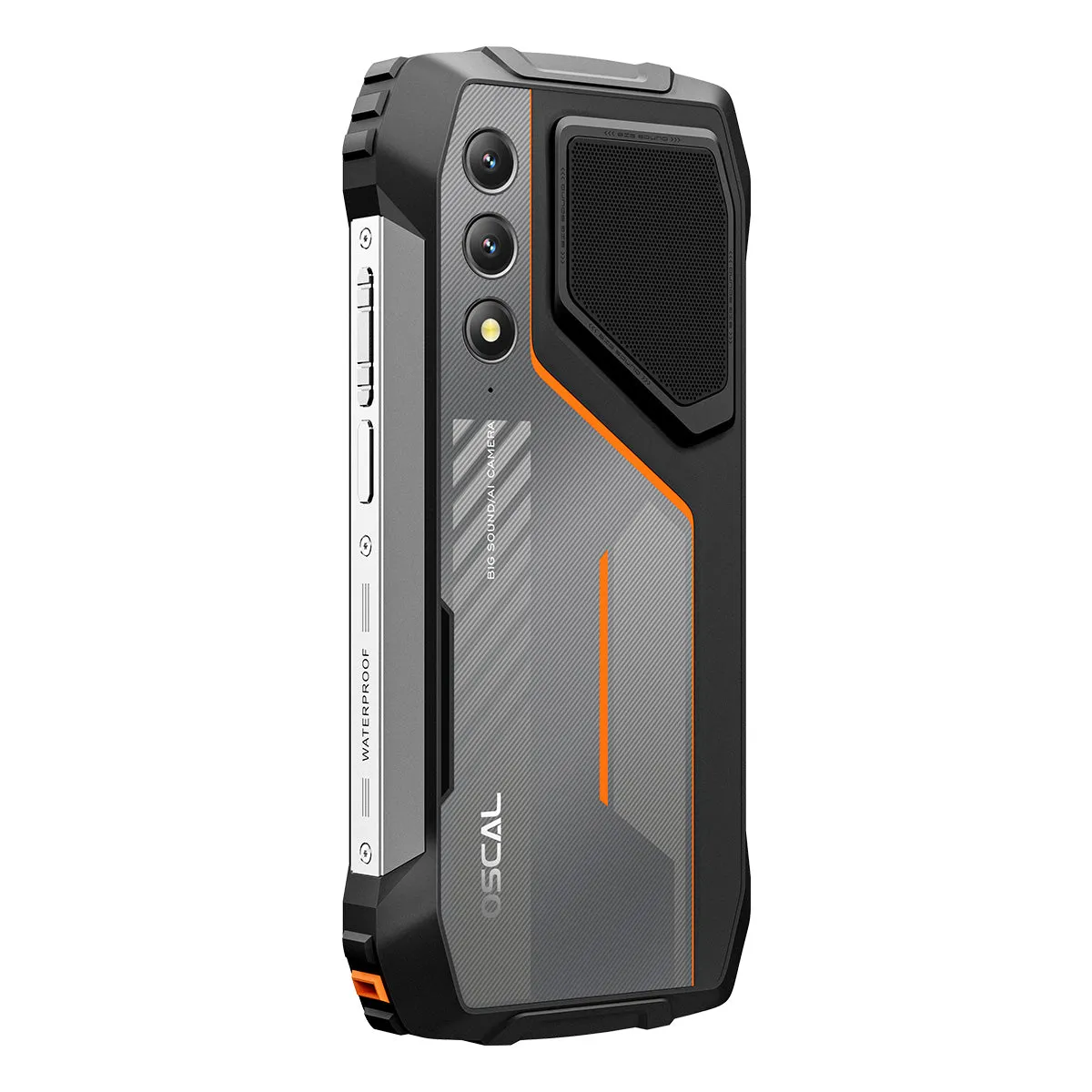 Oscal Pilot 1 6.67-Inch Stereo Loud Speaker & Dual-LED Flashlight 6 256GB MediaTek Helio G81 Octa-core 4G Ruggedized Cellphone