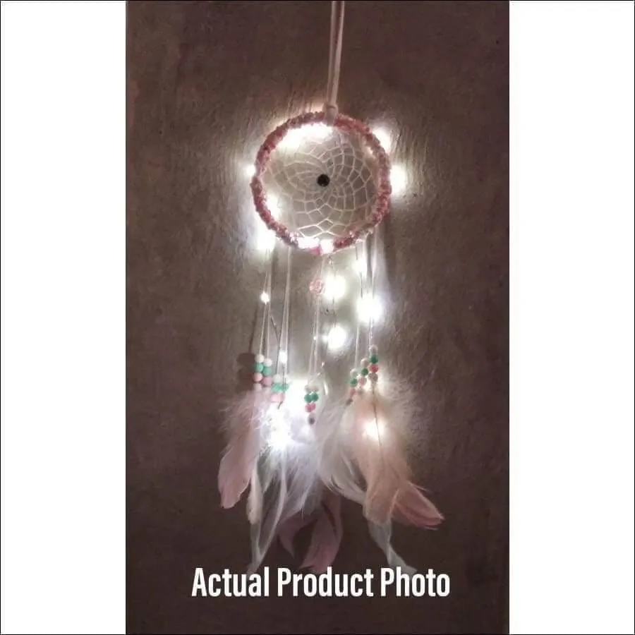Princess Pink Light Up Dream Catcher LED