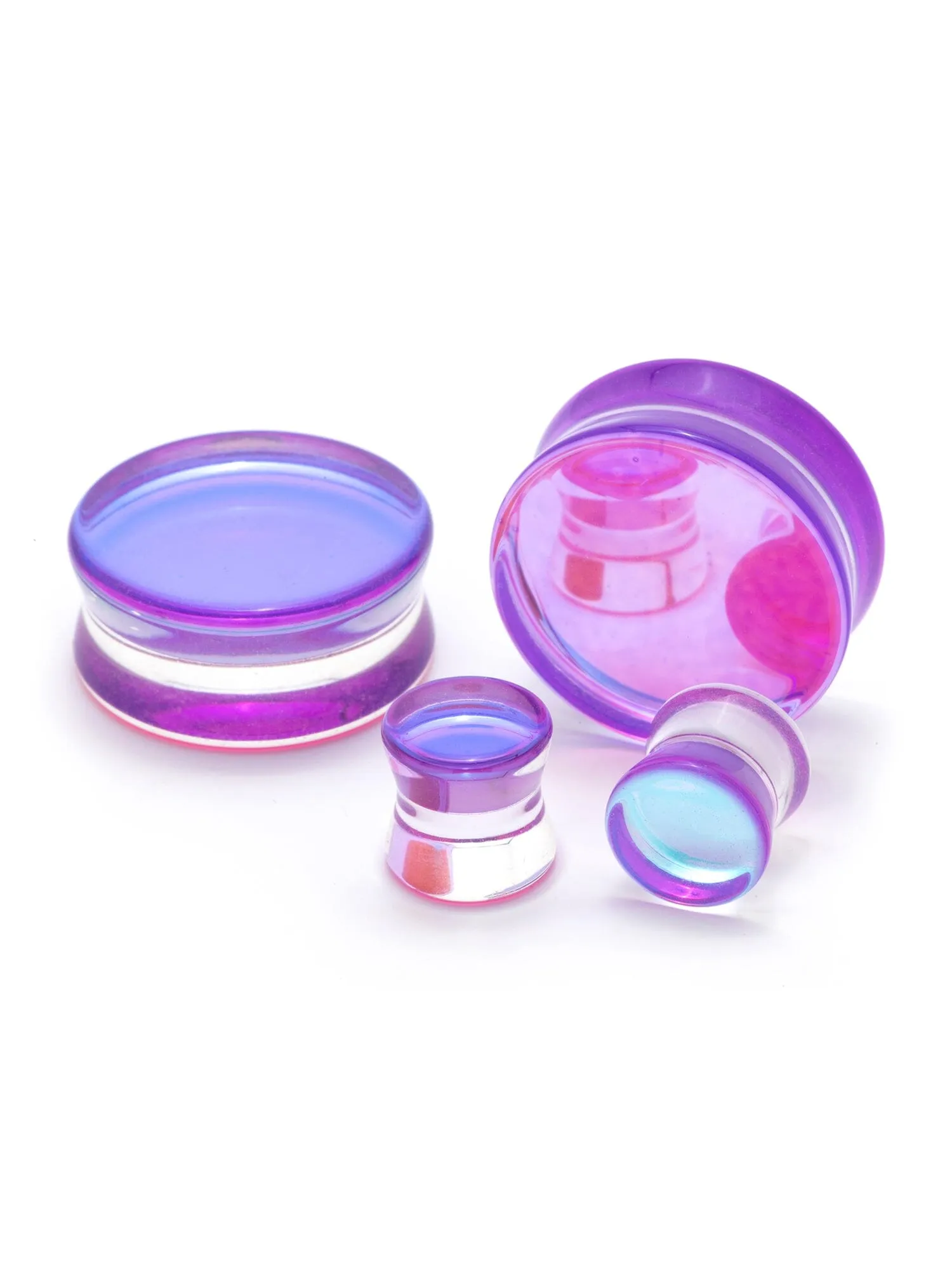 Purple Aurora Stone Plugs