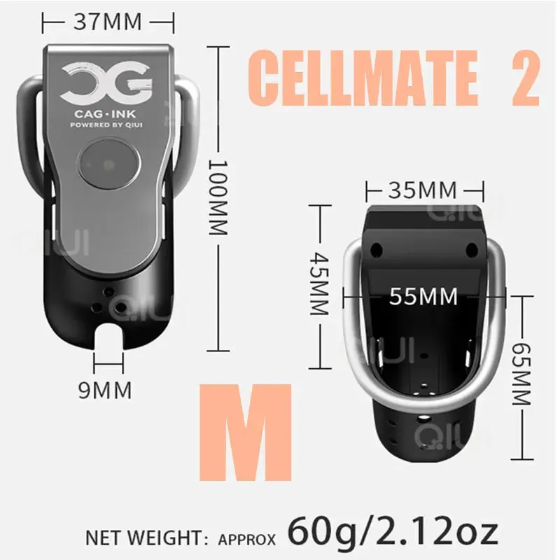 QIUI CAG.INK Cellmate Chastity Cage Cellmate 2 V2