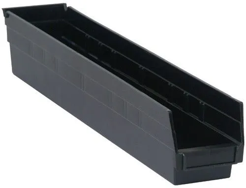 Quantum QSB105CO Conductive Shelf Bins, 4.13" x 23.63" x 4"