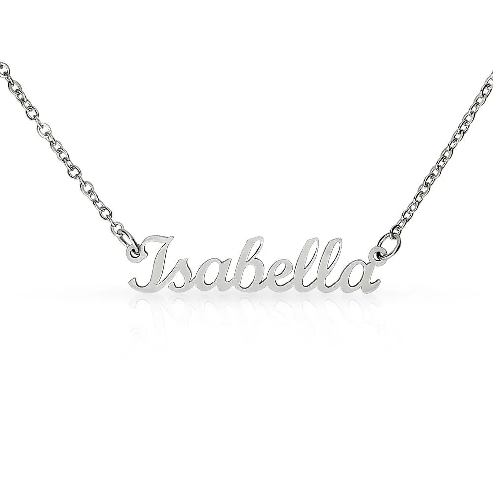 "Name your Intention" Necklace from our "Personalization" Collection