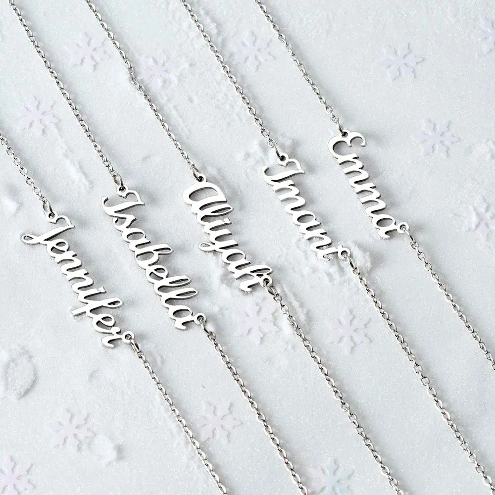 "Name your Intention" Necklace from our "Personalization" Collection