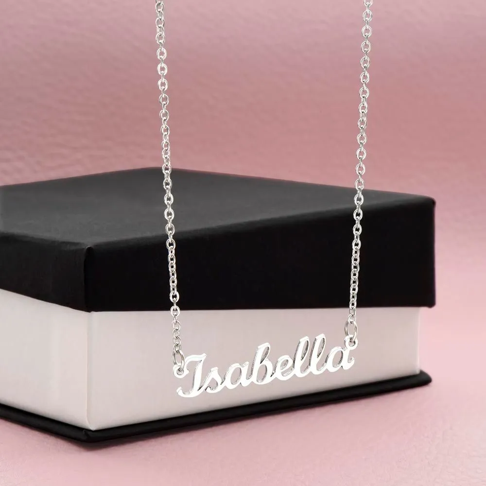 "Name your Intention" Necklace from our "Personalization" Collection