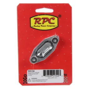 Racing Power Oil Cooler Block Off Plate - 1/2 in Thick - GM LS-Series