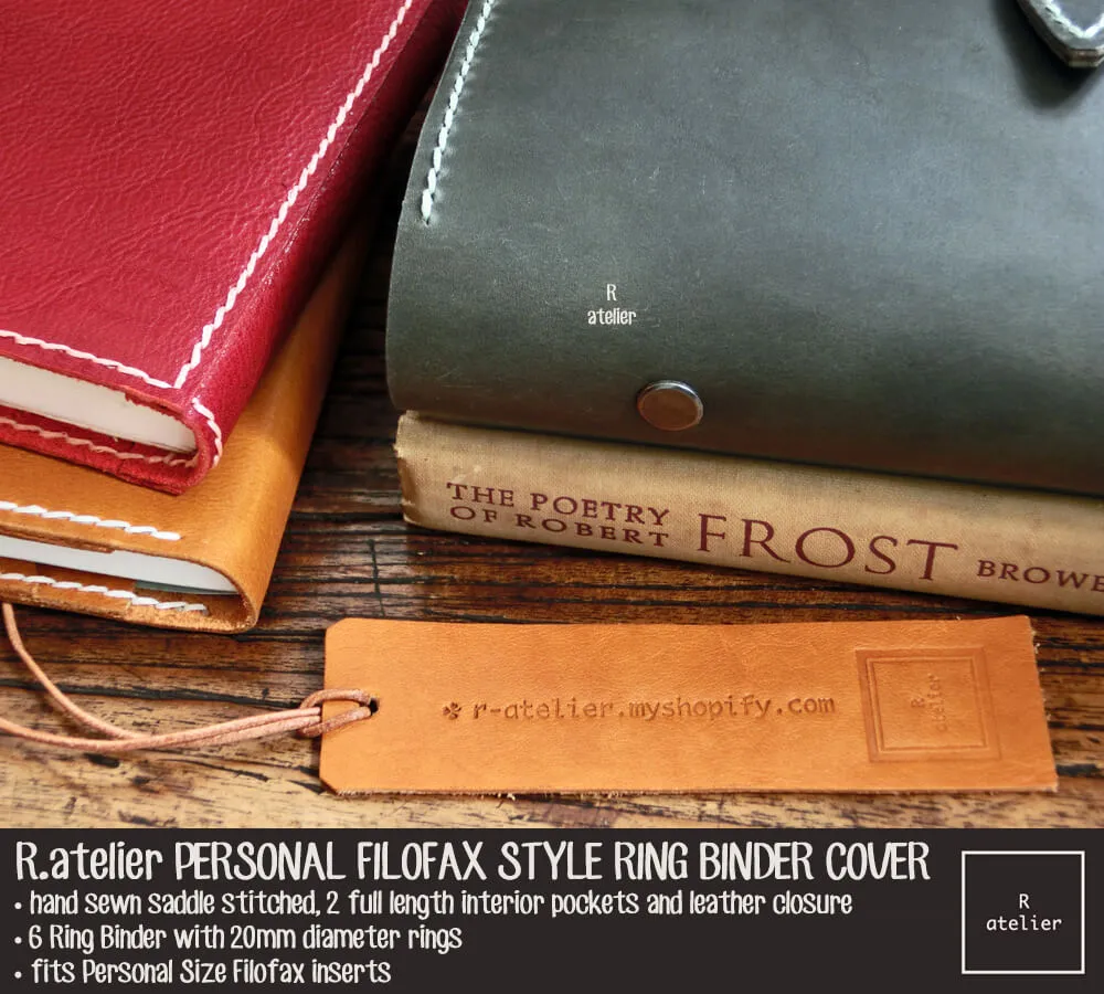 R.atelier Personal Filoflax Style Leather Folio