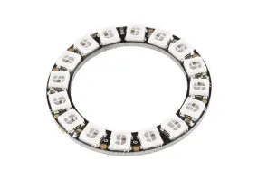 Ring with 16 RGB WS2812 LEDs and integrated driver