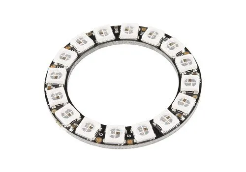 Ring with 16 RGB WS2812 LEDs and integrated driver