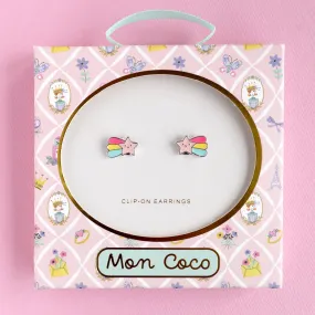 Shooting Star Clip-on Earrings