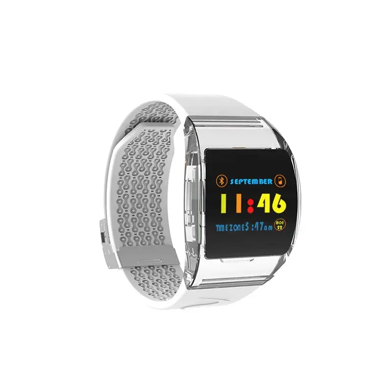 Smart Watch Health Monitor Arc Glass Bracelet -Smart Watch with Heart Rate Monitor and Bluetooth Calling