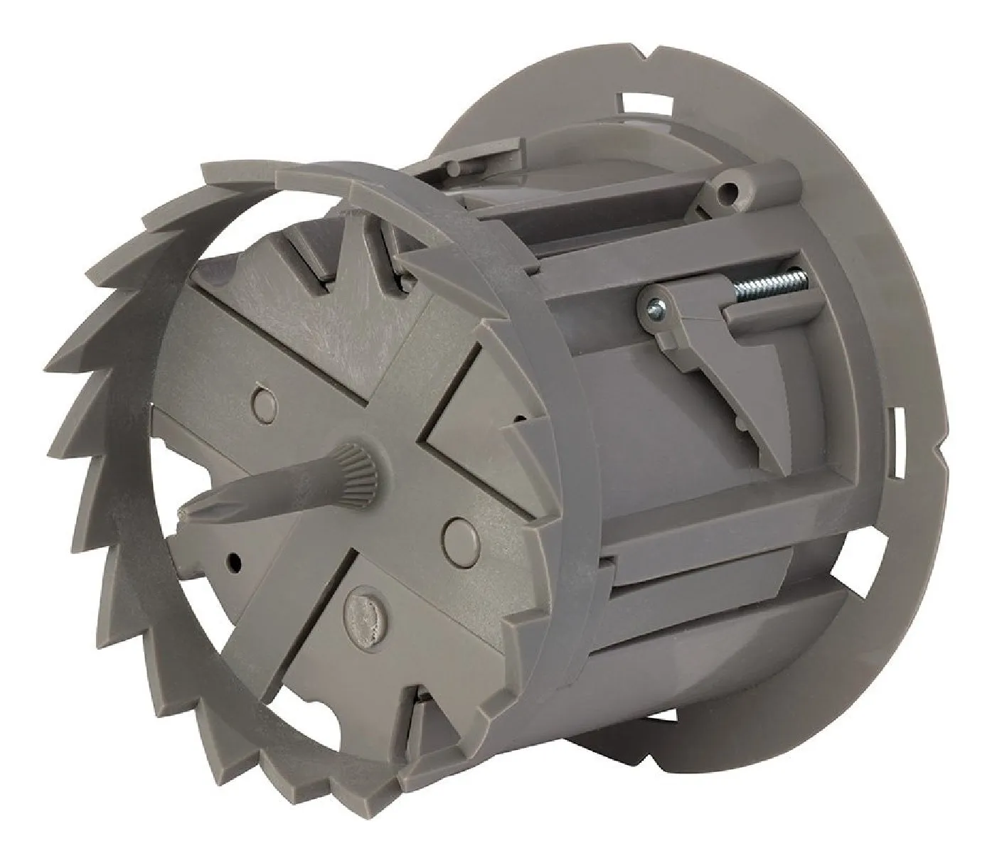 Southwire MSBST250 Round Shark Tooth Non-Metallic Romex Box, Polycarbonate