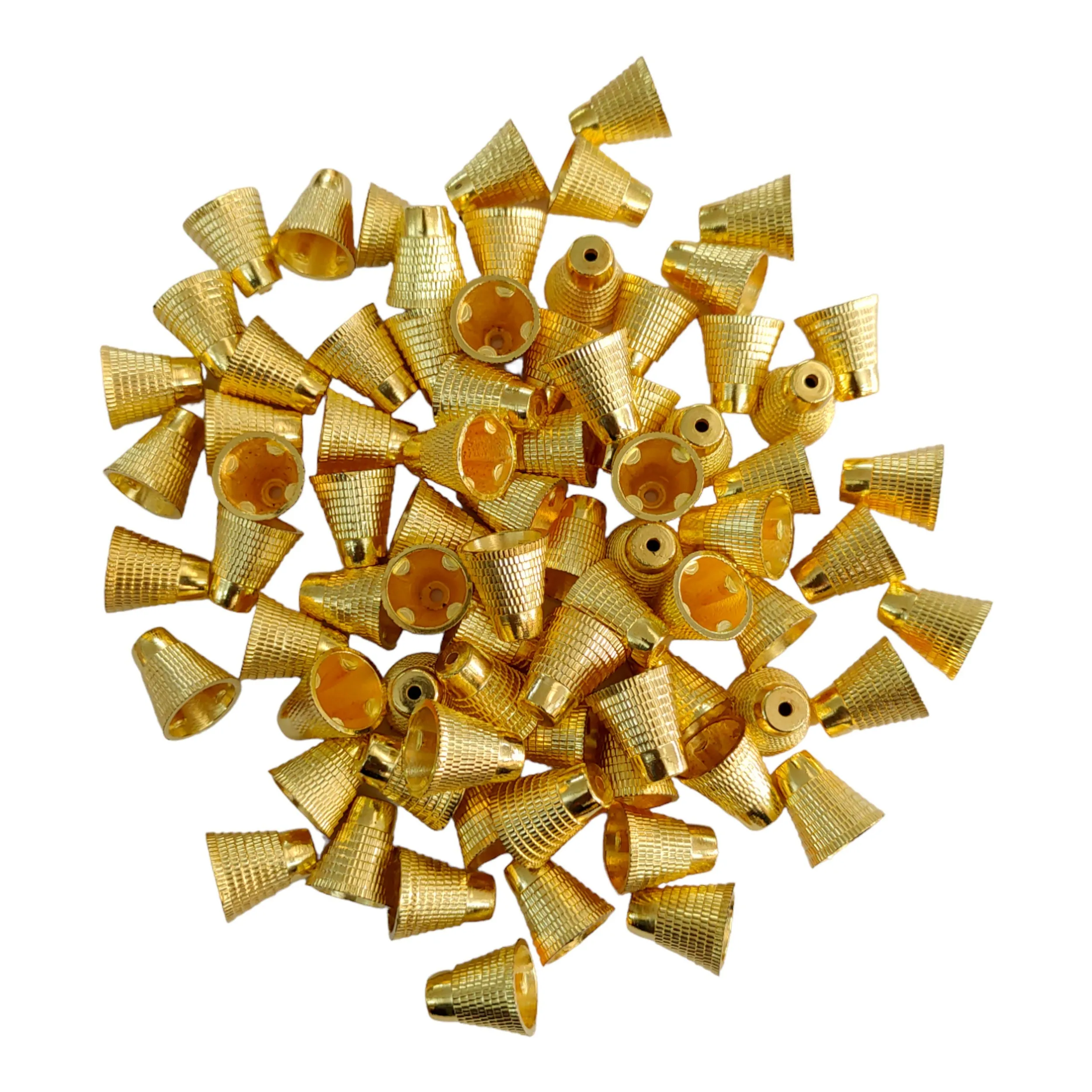 Spikked Conical Cap Cone Shape CCB Ring Motif for Rakhi, Jewelry making, Craft or Decor