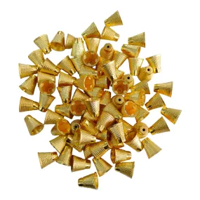 Spikked Conical Cap Cone Shape CCB Ring Motif for Rakhi, Jewelry making, Craft or Decor
