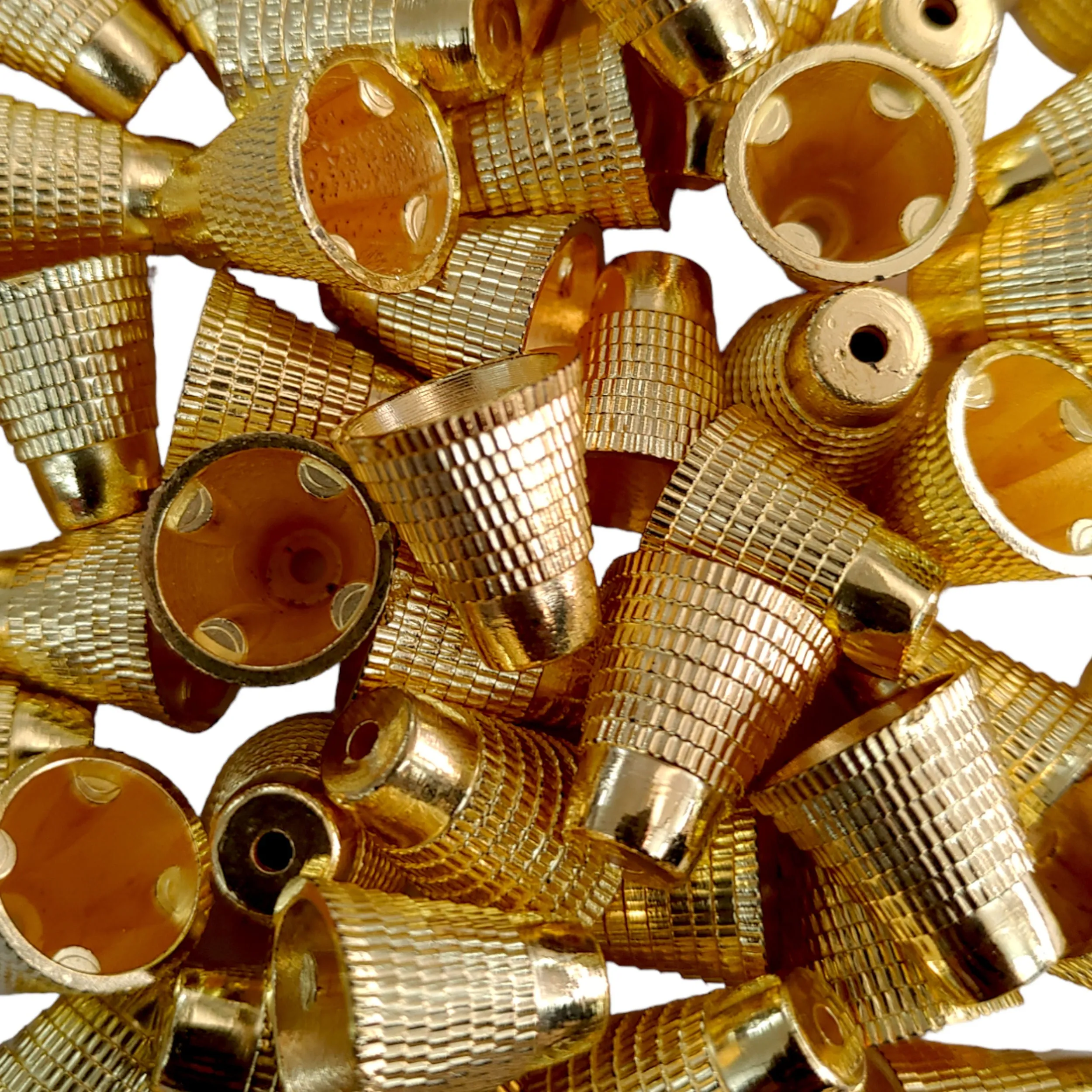 Spikked Conical Cap Cone Shape CCB Ring Motif for Rakhi, Jewelry making, Craft or Decor
