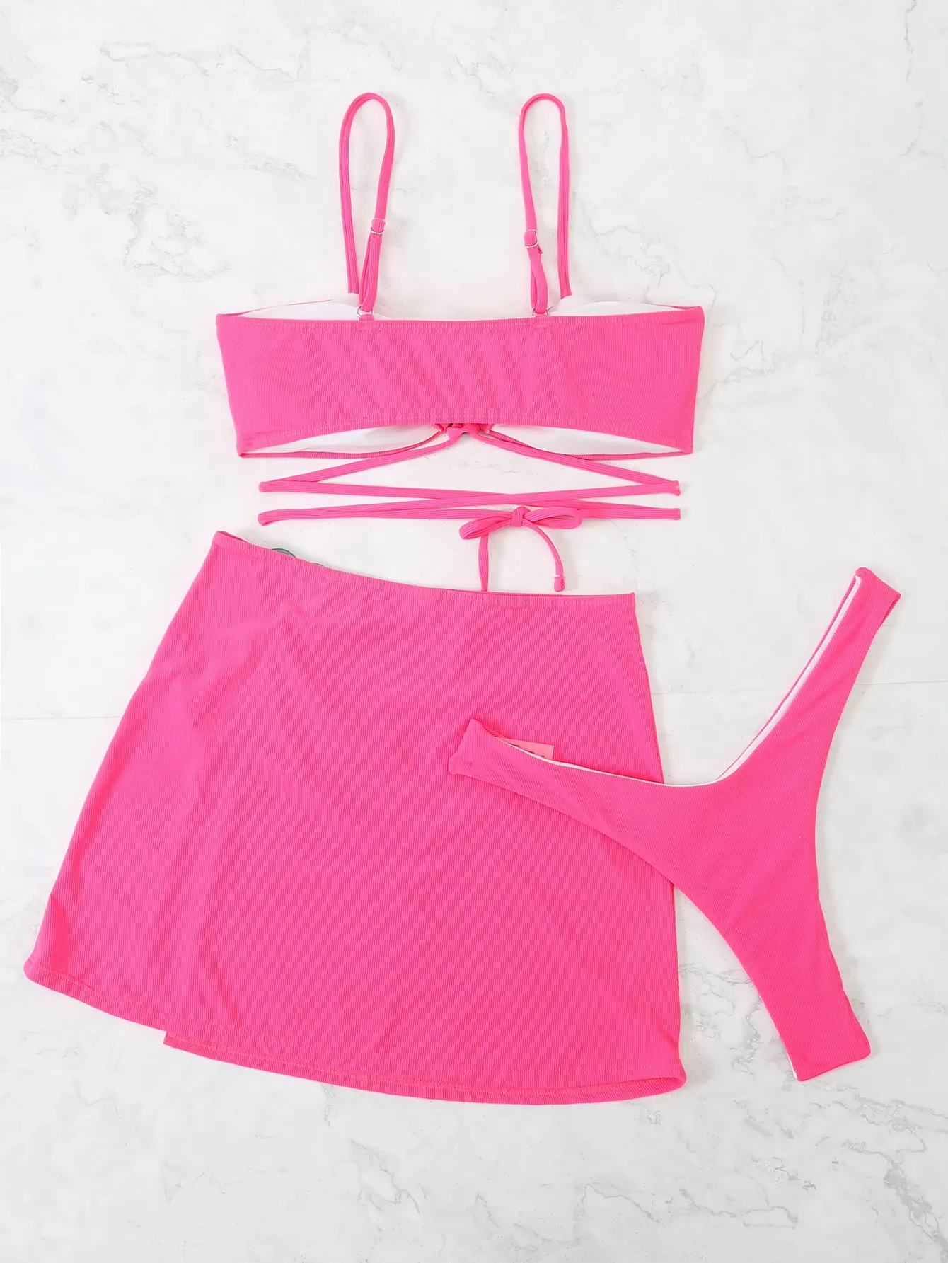 Summer Heat Brazilian Bikini Suits with Matching Skirt