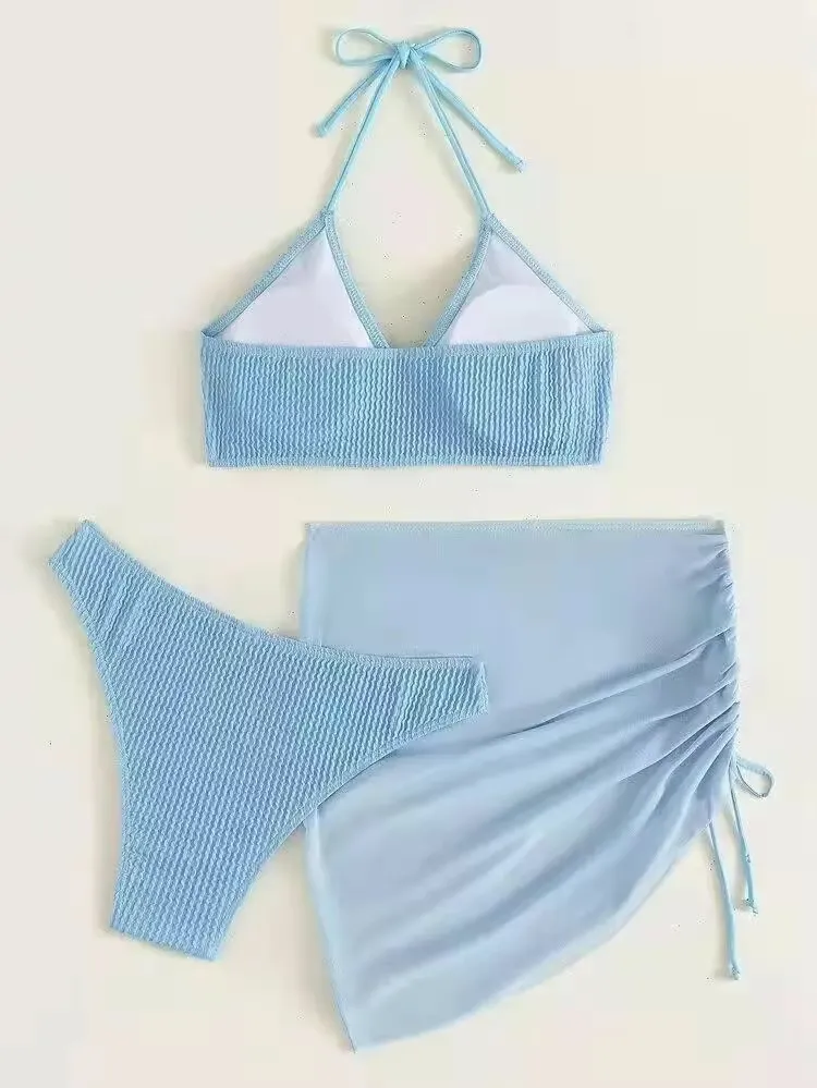 Summer Heat Brazilian Bikini Suits with Matching Skirt