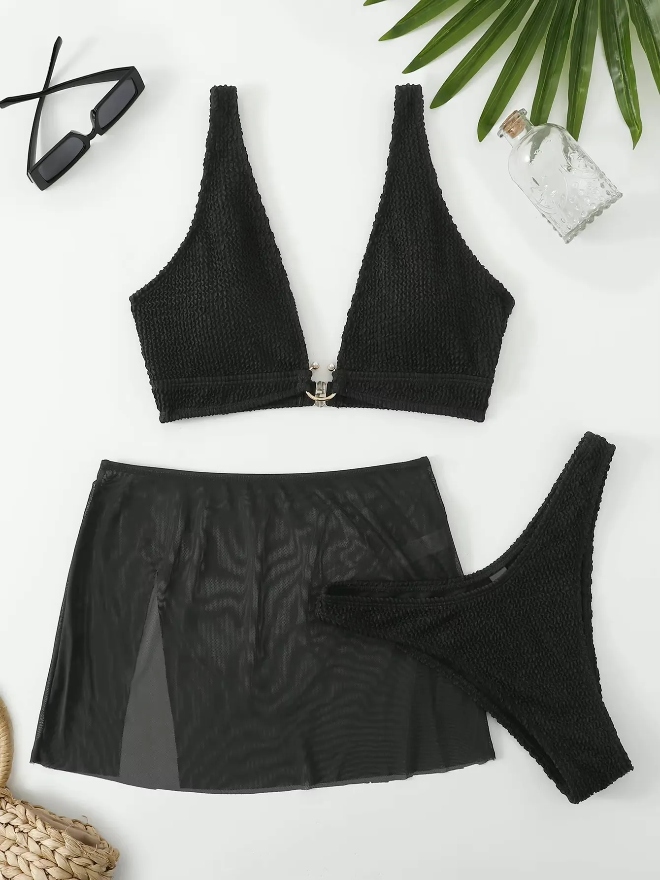 Summer Heat Brazilian Bikini Suits with Matching Skirt