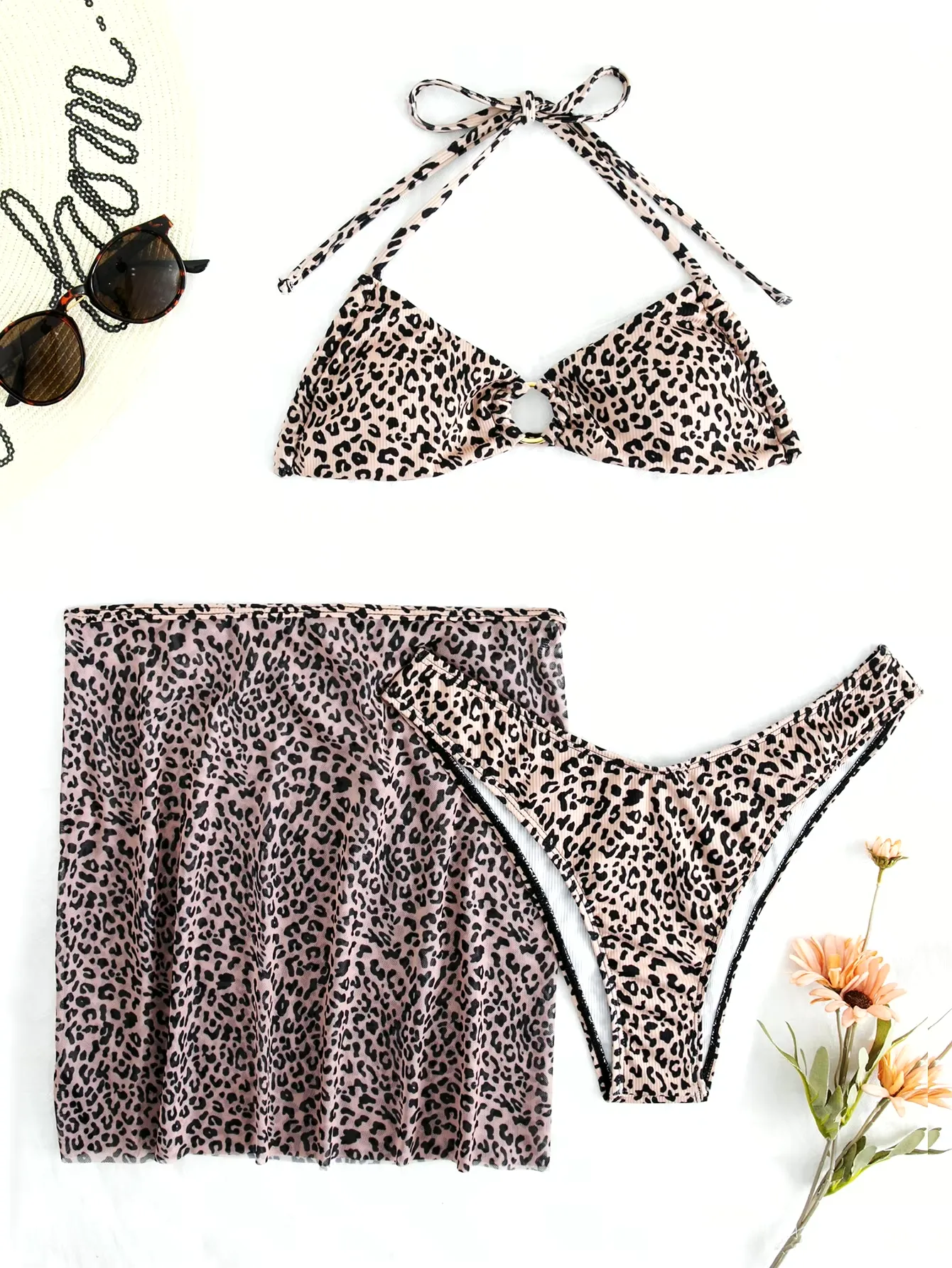 Summer Heat Brazilian Bikini Suits with Matching Skirt