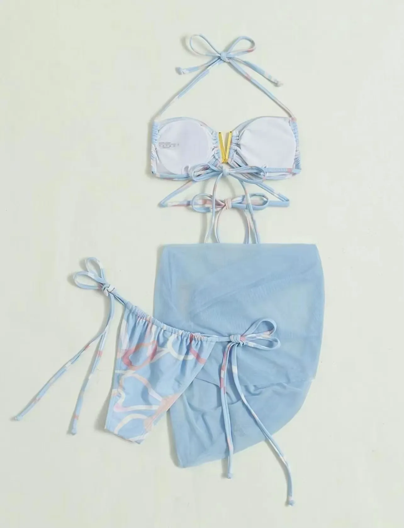 Summer Heat Brazilian Bikini Suits with Matching Skirt