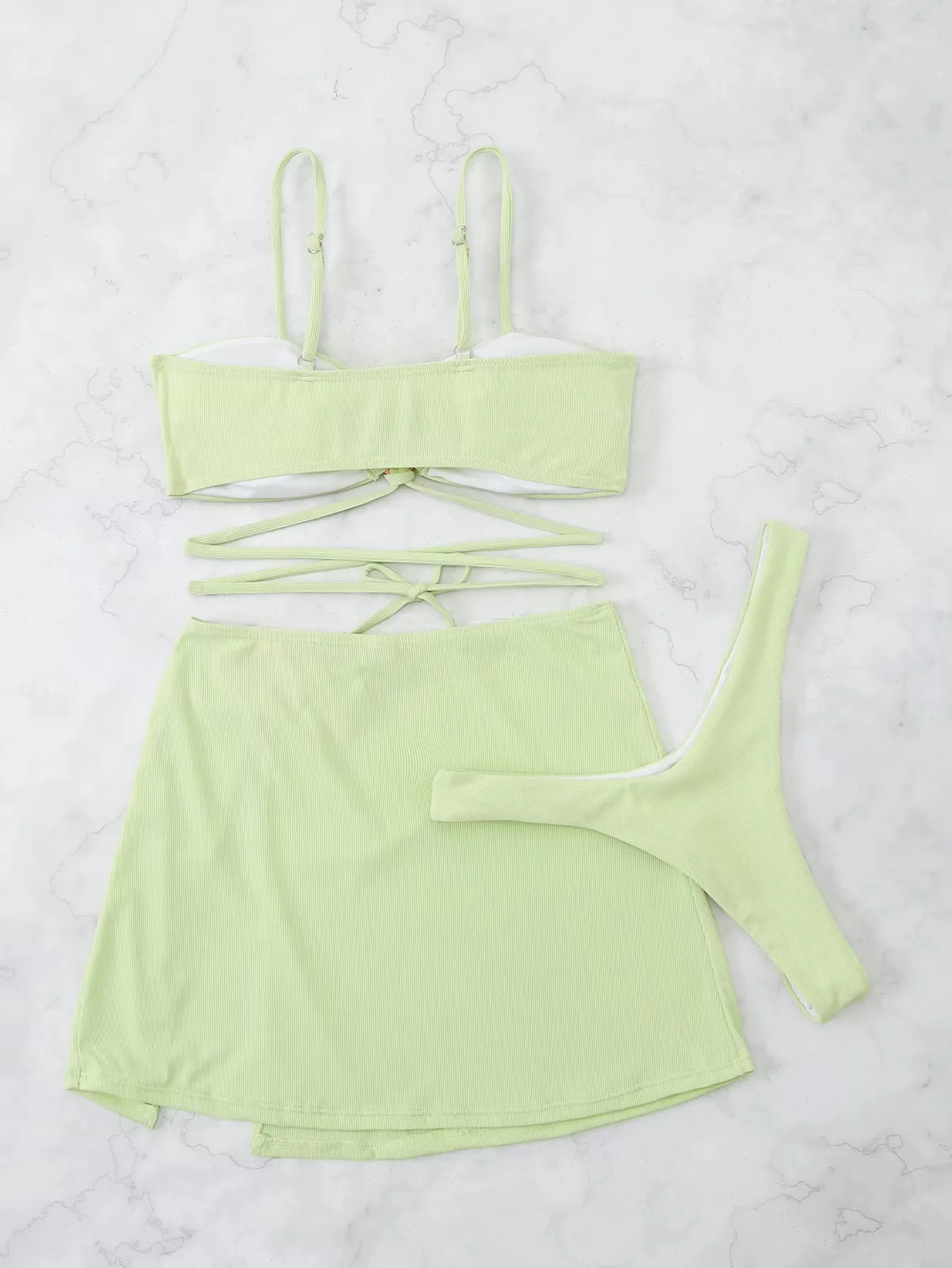 Summer Heat Brazilian Bikini Suits with Matching Skirt