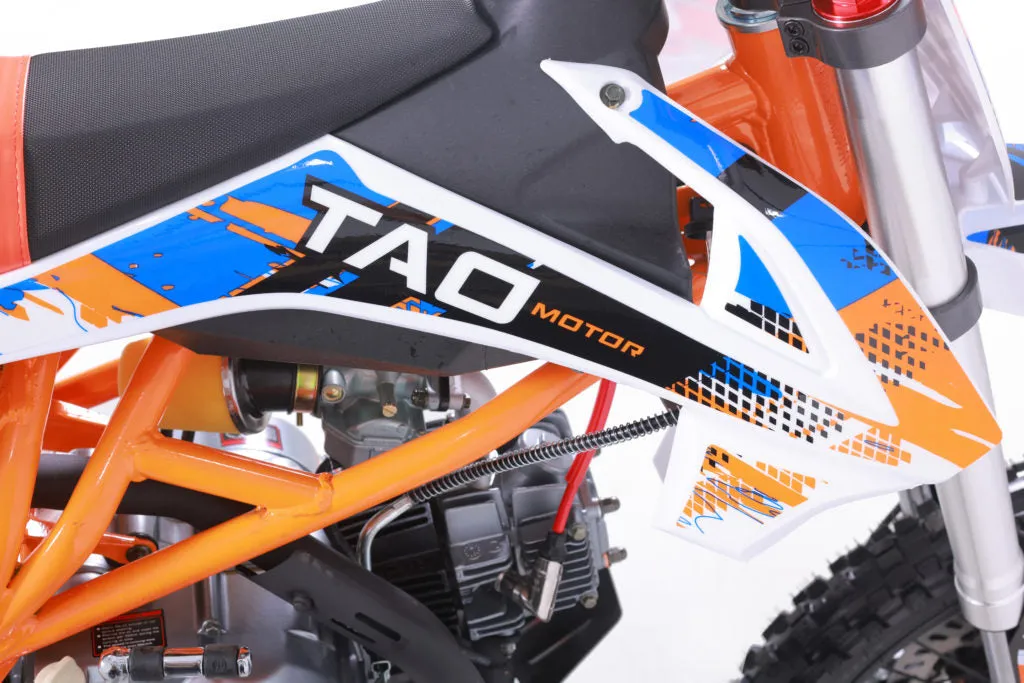 Tao ULTRA-PRO DB27 Deluxe Dirt/Pit Bike, 4 speed manual trans, 35-inch Seat Height Kick Start, Manual Trans. CA Legal