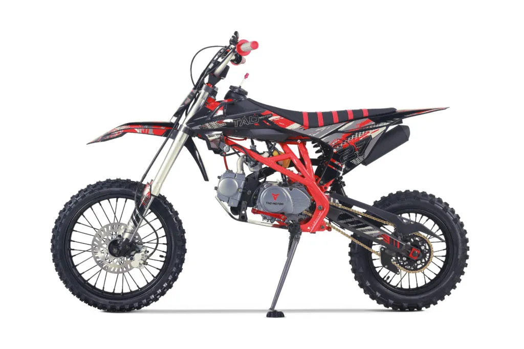 Tao ULTRA-PRO DB27 Deluxe Dirt/Pit Bike, 4 speed manual trans, 35-inch Seat Height Kick Start, Manual Trans. CA Legal