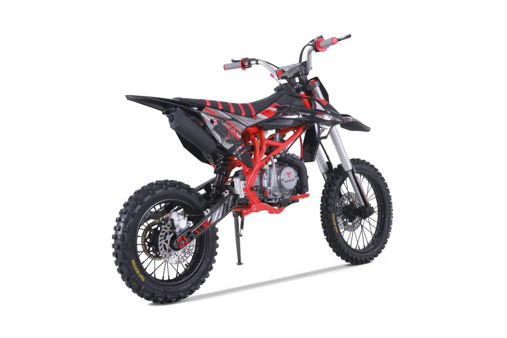 Tao ULTRA-PRO DB27 Deluxe Dirt/Pit Bike, 4 speed manual trans, 35-inch Seat Height Kick Start, Manual Trans. CA Legal