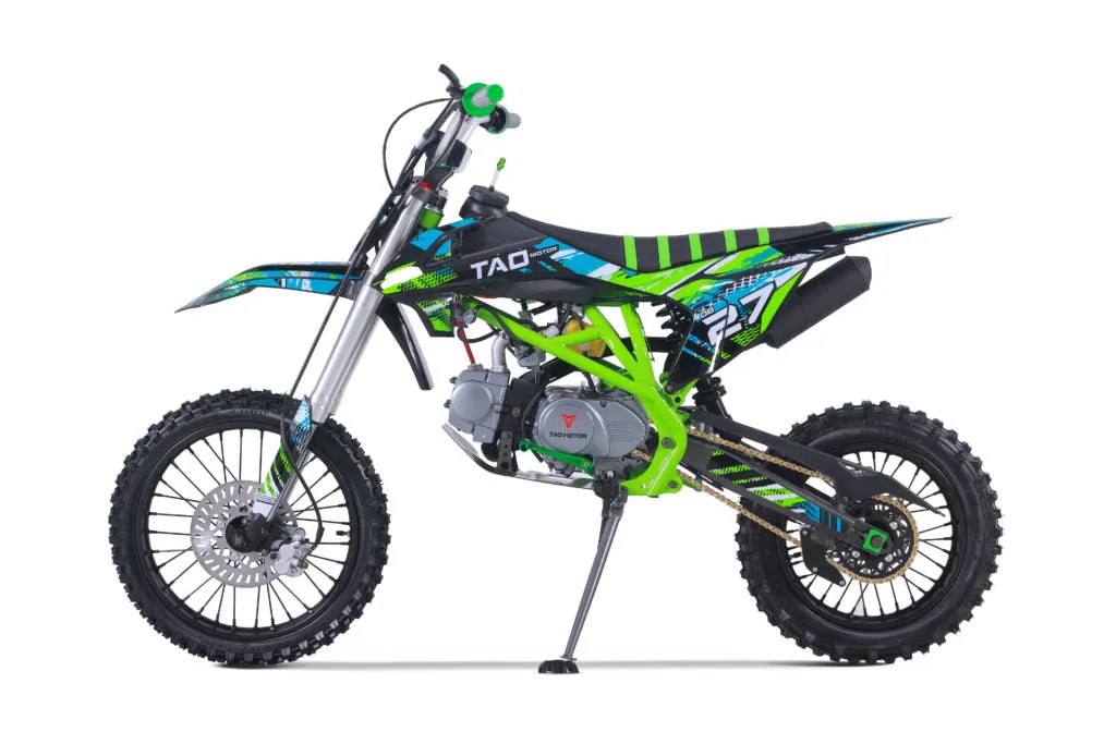 Tao ULTRA-PRO DB27 Deluxe Dirt/Pit Bike, 4 speed manual trans, 35-inch Seat Height Kick Start, Manual Trans. CA Legal