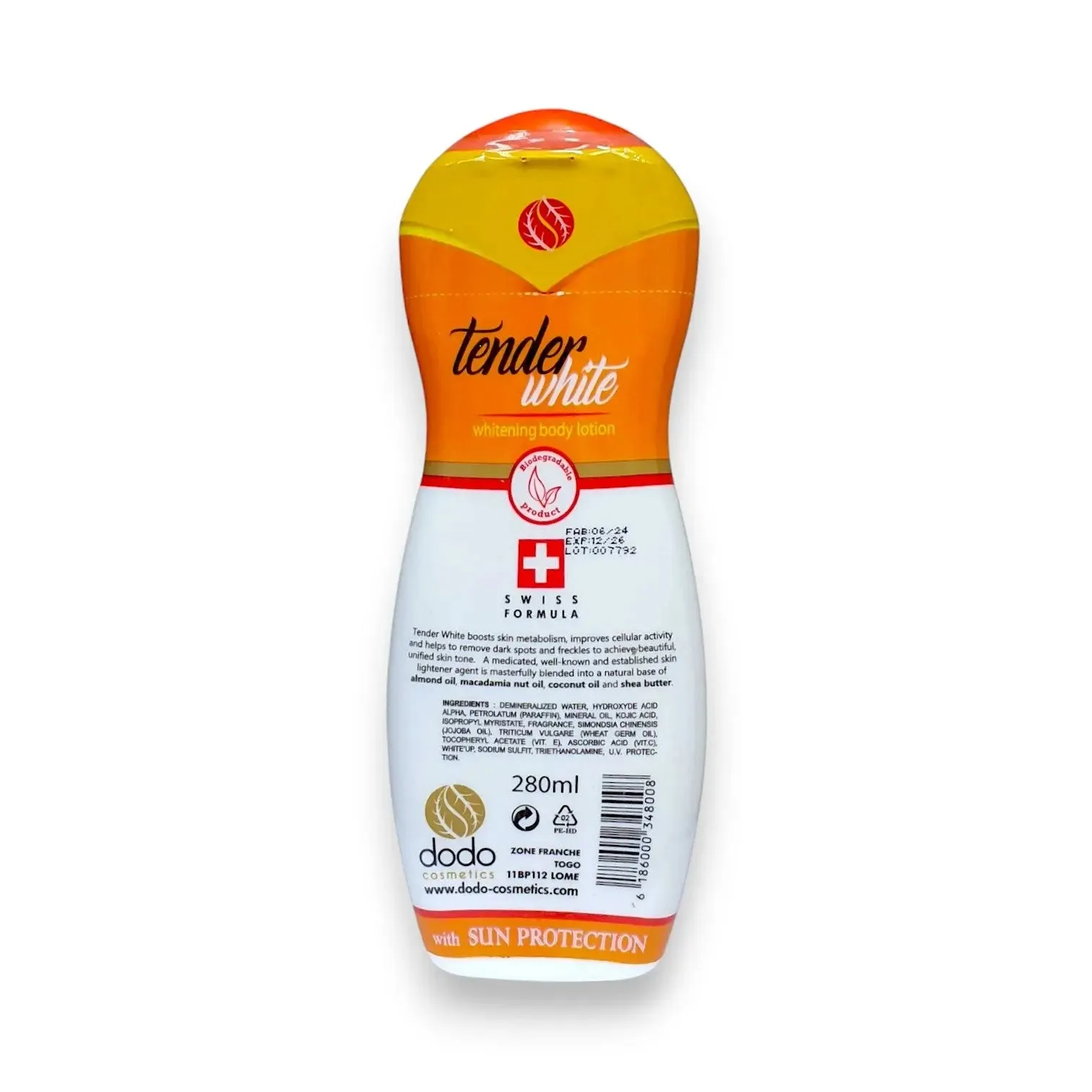 Tender White Brightening Body Lotion with Sun Protection 280ml