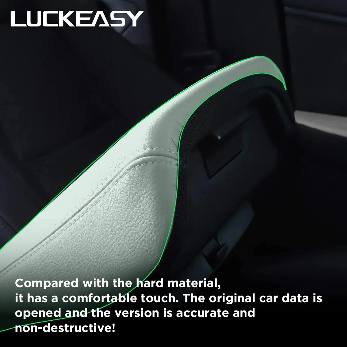 Tesla Model 3 & Y Leather Center Console Armrest Cover
