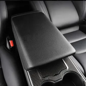 Tesla Model 3 & Y Leather Center Console Armrest Cover
