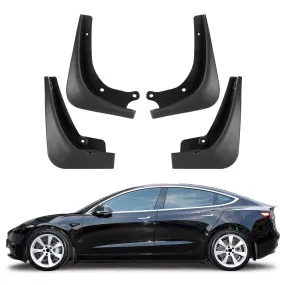 Tesla Model 3 Mud Flaps/Splash Guards (Set of Four)