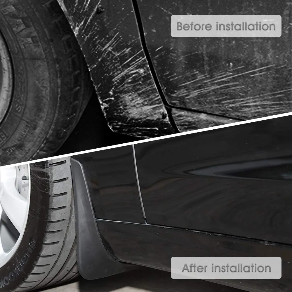 Tesla Model 3 Mud Flaps/Splash Guards (Set of Four)