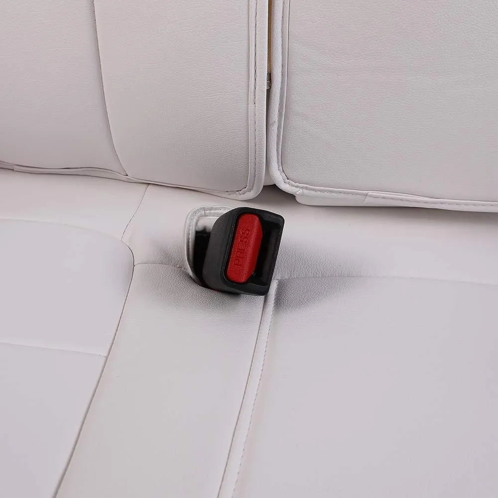 Tesla Model 3 Red Leather Seat Covers