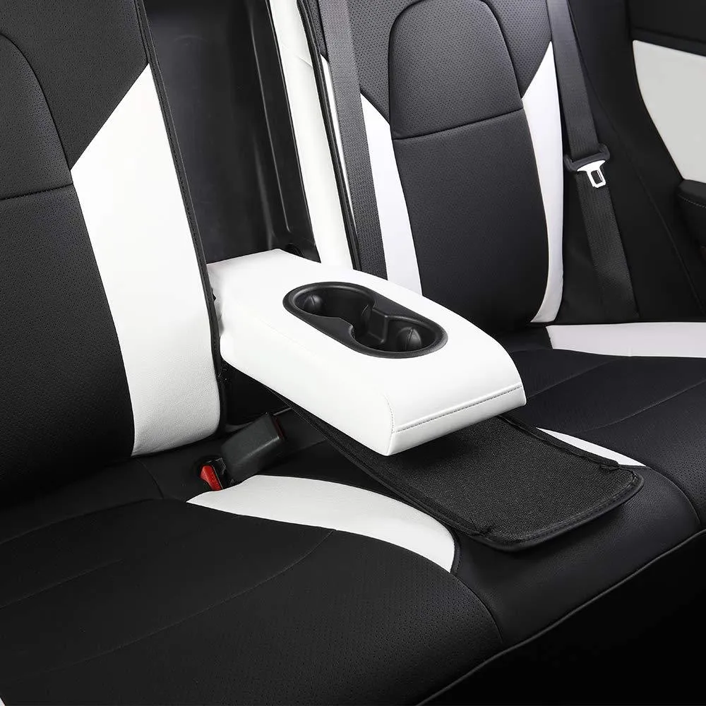 Tesla Model 3 Red Leather Seat Covers