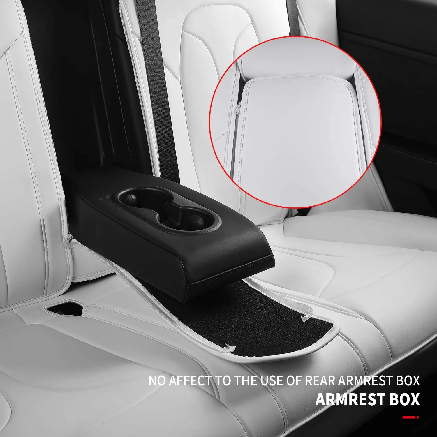 Tesla Model 3 Red Leather Seat Covers