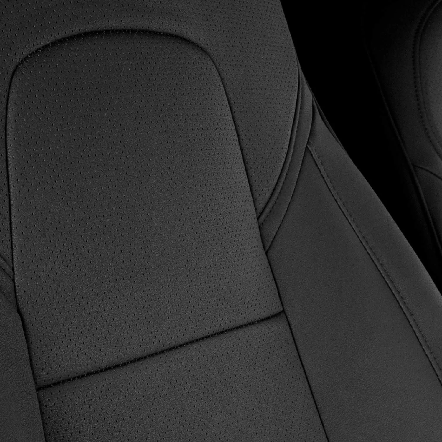 Tesla Model 3 Red Leather Seat Covers