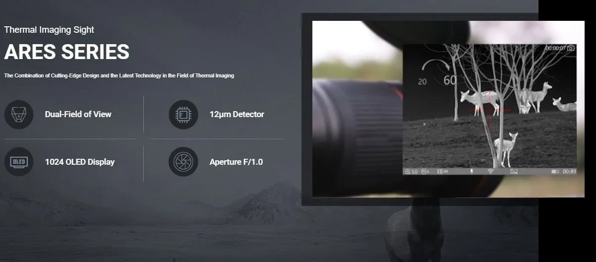 Thermtec Ares 335 Thermal Scope 35mm