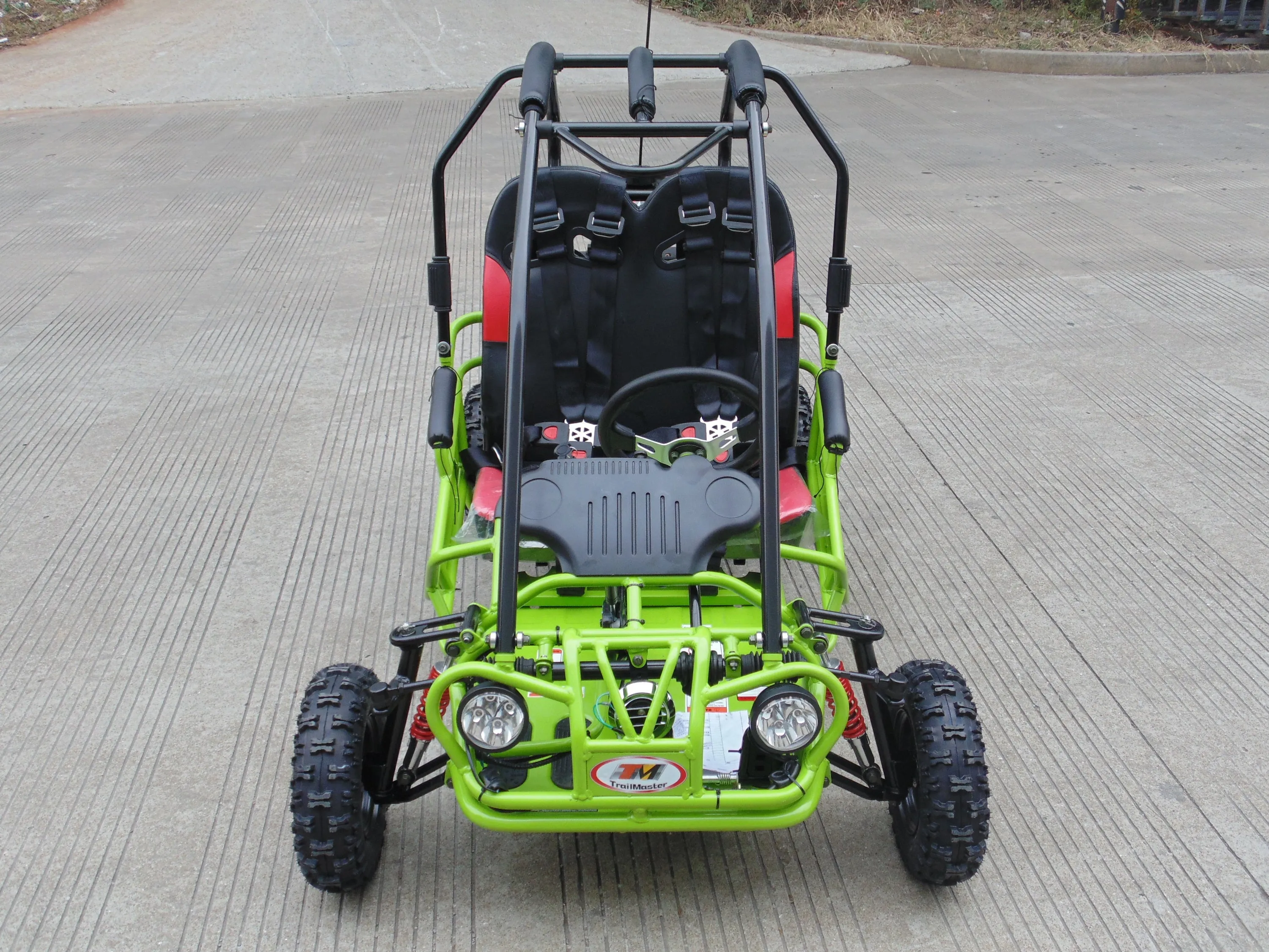Trailmaster Mini XRX  Go Kart Buggy, High Back Seats, Adjustable for Younger Riders, Throttle Limiter, Remote Kill No Reverse