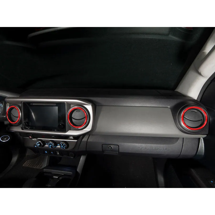 Tufskinz AC Vent Rings Accent Trim | 2023-2016 Toyota Tacoma